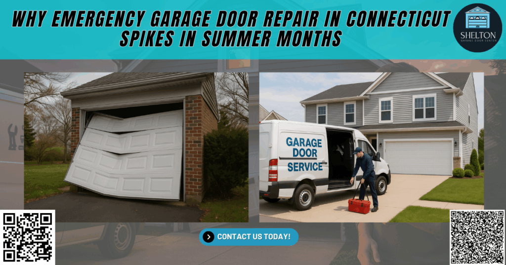 Why Emergency Garage Door Repair In Connecticut Spikes In Summer Months 7 Why Emergency Garage Door Repair in Connecticut Spikes in Summer Months - Shelton Garage Door Center