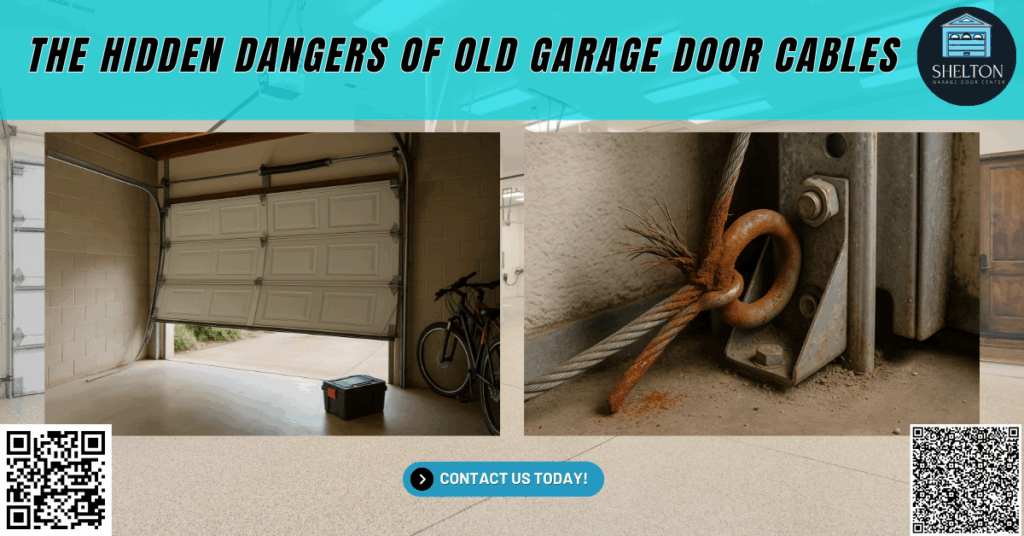 The Hidden Dangers of Old Garage Door Cables - Shelton Garage Door Center
